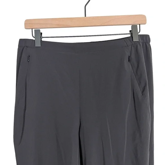 NIC + ZOE Tech Stretch Relaxed Ankle Pants Black Size 12 Slim Straight Leg - Picture 4 of 10